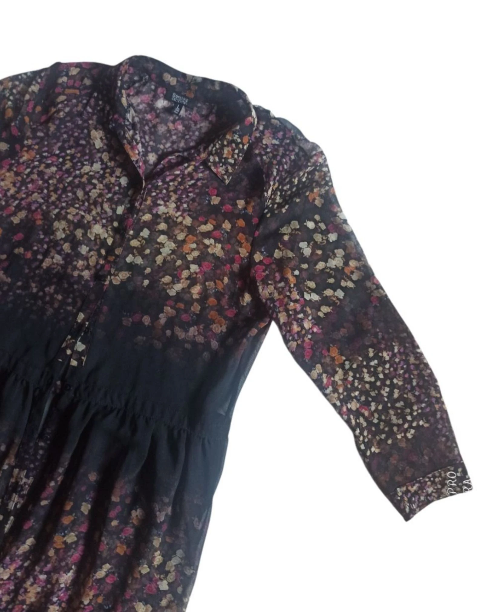 Vestido camisero kimono floral – photo 9